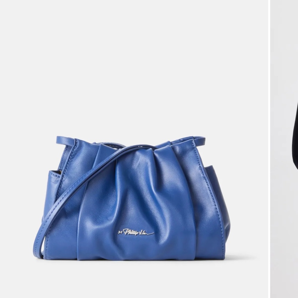 3.1 Phillip Lim Blue Blossom Leather Mini Crossbody